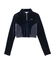 VELOUR HALF ZIP TOP