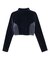 VELOUR HALF ZIP TOP