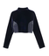 VELOUR HALF ZIP TOP