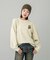 POP LOGO JACQUARD KNIT TOP