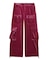 VELOUR CARGO PANTS