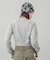 GLITTER SWEAT CREW NECK TOP