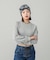 GLITTER SWEAT CREW NECK TOP