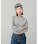 GLITTER SWEAT CREW NECK TOP