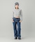 GLITTER SWEAT CREW NECK TOP