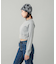 GLITTER SWEAT CREW NECK TOP