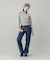 GLITTER SWEAT CREW NECK TOP