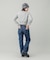 GLITTER SWEAT CREW NECK TOP
