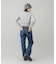 GLITTER SWEAT CREW NECK TOP
