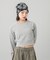 GLITTER SWEAT CREW NECK TOP