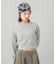 GLITTER SWEAT CREW NECK TOP