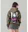 X-girl FACE POSTER SWEAT HOODIE