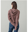 RIB KNIT HOODIE