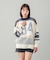 NUMBERING KNIT TOP