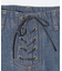 LACE UP DENIM PANTS