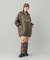 PANELED SWEAT ANORAK DRESS