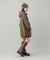 PANELED SWEAT ANORAK DRESS