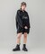 PANELED SWEAT ANORAK DRESS