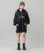 PANELED SWEAT ANORAK DRESS