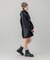 PANELED SWEAT ANORAK DRESS