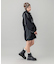 PANELED SWEAT ANORAK DRESS