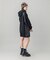 PANELED SWEAT ANORAK DRESS