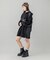 PANELED SWEAT ANORAK DRESS