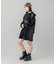 PANELED SWEAT ANORAK DRESS