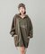 PANELED SWEAT ANORAK DRESS