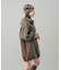 PANELED SWEAT ANORAK DRESS