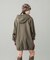 PANELED SWEAT ANORAK DRESS