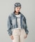 HOODED DENIM JACKET