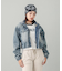 HOODED DENIM JACKET