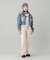 HOODED DENIM JACKET
