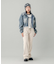 HOODED DENIM JACKET