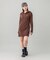 RIB HOODIE DRESS