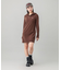 RIB HOODIE DRESS