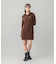 RIB HOODIE DRESS