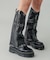 FAUX LEATHER LEG WARMER