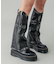 FAUX LEATHER LEG WARMER