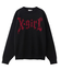 GOTHIC LOGO JACQUARD KNIT TOP