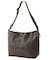 PATCHED LOGO FAUX LEATHER SHOULDER BAG