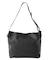 PATCHED LOGO FAUX LEATHER SHOULDER BAG