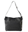 PATCHED LOGO FAUX LEATHER SHOULDER BAG