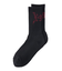 GOTHIC LOGO RIB SOCKS