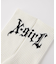 GOTHIC LOGO RIB SOCKS