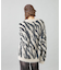 ZEBRA KNIT CARDIGAN