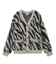 ZEBRA KNIT CARDIGAN
