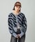 ZEBRA 2WAY KNIT CARDIGAN