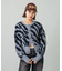 ZEBRA 2WAY KNIT CARDIGAN